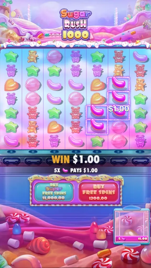 Sugar Rush 1000 Screen 3